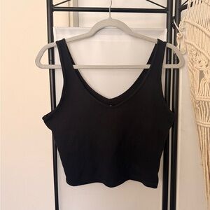 Hollister Black Ribbed Tank Top